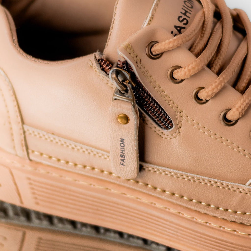 Tenis Zipper Casuales Caballero Premium