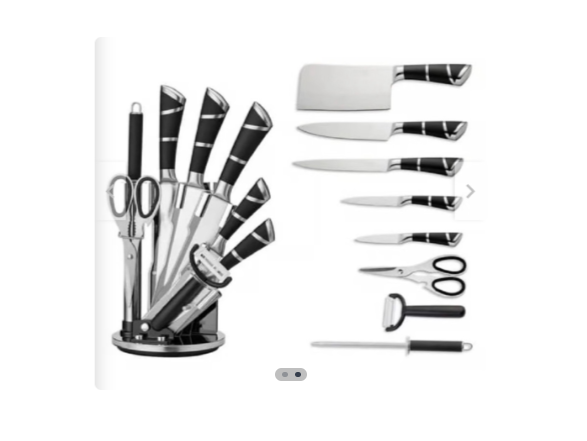 Set Cuchillo con Soporte 8 pcs