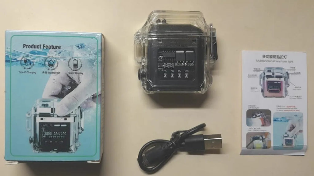 Encendedor Impermeable Transparente