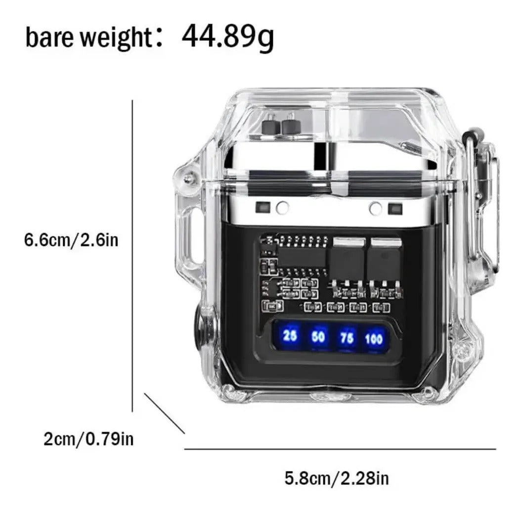 Encendedor Impermeable Transparente
