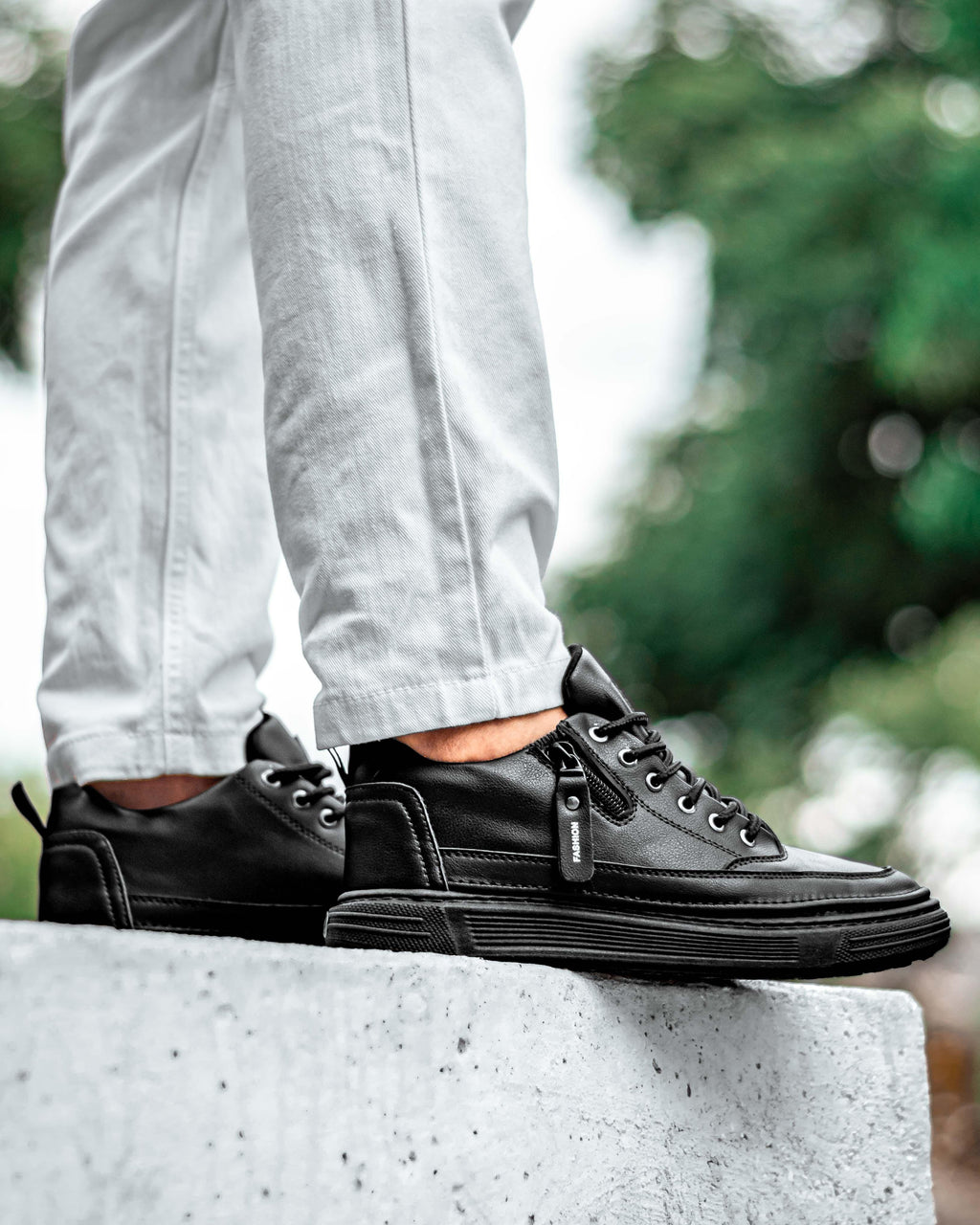 Tenis Zipper Casuales Caballero Premium