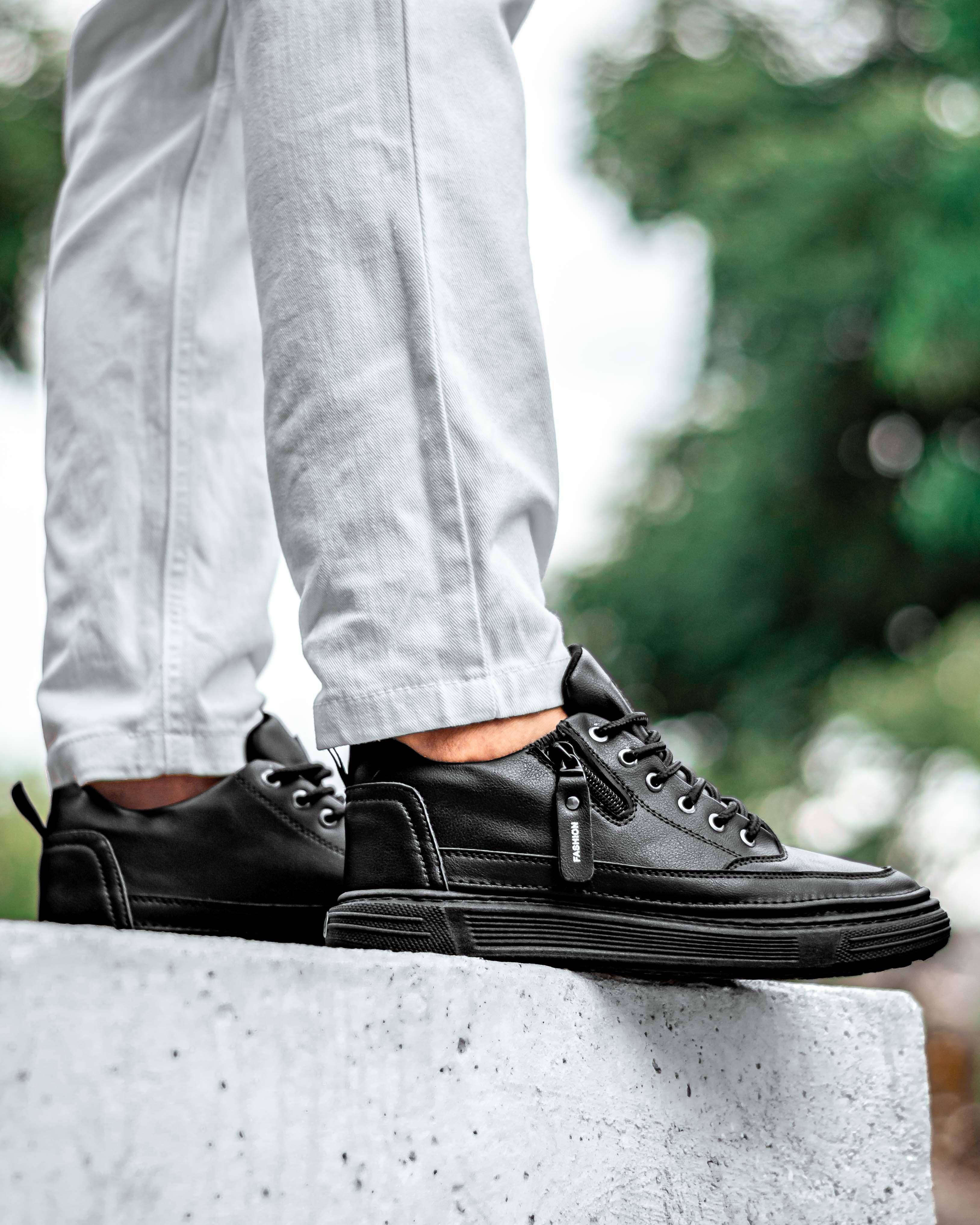 Tenis Zipper Casuales Caballero Premium