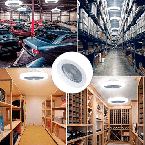 TurboMax™ - Ventilador Inteligente de LED 2 en 1