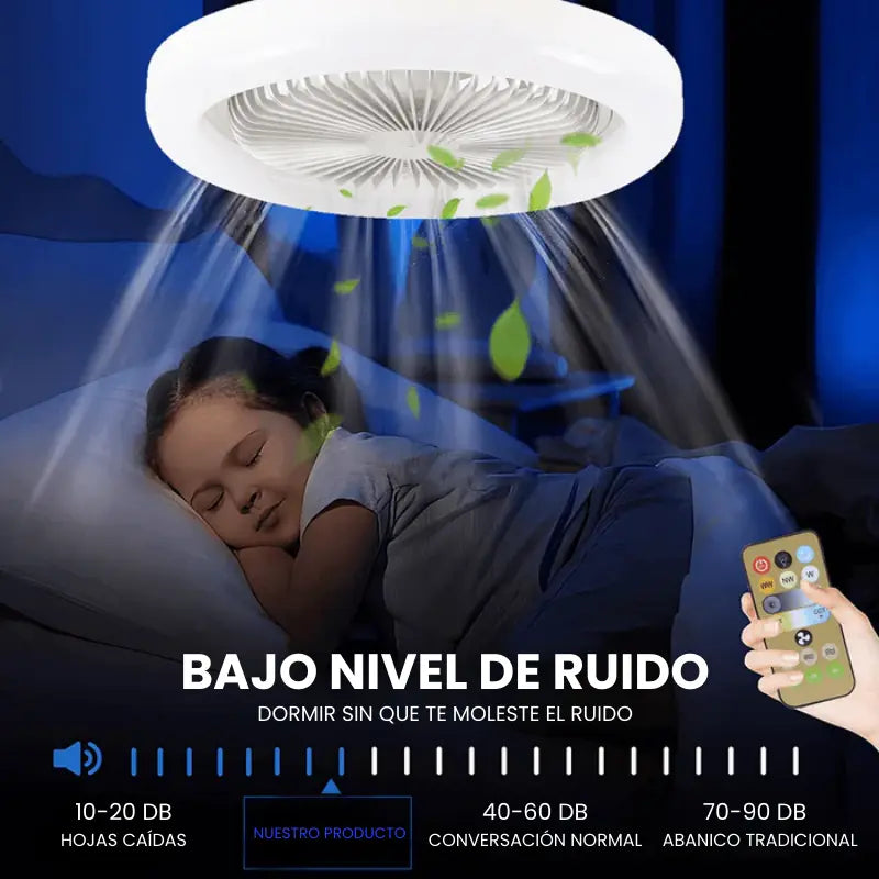TurboMax™ - Ventilador Inteligente de LED 2 en 1