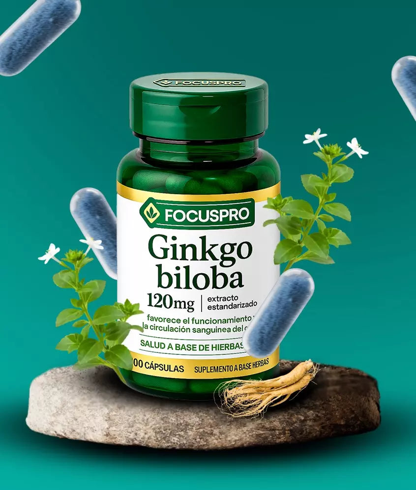 FOCUS PRO - Ginkgo biloba - Compra 3 y llávate 6